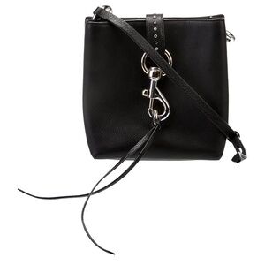 Rebecca Minkoff Black Crossbody Bag with Silver Accents